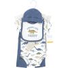 image:imageHudson Baby Unisex Baby Cotton Layette SetStrong Like Daddy Dino