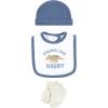 image:imageHudson Baby Unisex Baby Cotton Layette SetStrong Like Daddy Dino