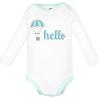 image:imageHudson Baby Unisex Baby Cotton Layette SetTeal Hot Air Balloon