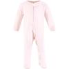 image:imageHudson Baby Unisex Baby Cotton Sleep and PlayOutline Floral Soft Pink