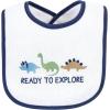image:imageHudson Baby Unisex Baby Cotton Terry Drooler Bibs With Fiber FillingBoy Dino