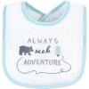 image:imageHudson Baby Unisex Baby Cotton Terry Drooler Bibs With Fiber FillingBoy Gray Woodland