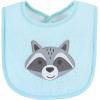 image:imageHudson Baby Unisex Baby Cotton Terry Drooler Bibs With Fiber FillingBoy Gray Woodland