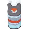 image:imageHudson Baby Unisex Baby Cotton Terry Drooler Bibs With Fiber FillingBoy Gray Woodland