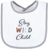 image:imageHudson Baby Unisex Baby Cotton Terry Drooler Bibs With Fiber FillingBoy Gray Woodland