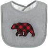 image:imageHudson Baby Unisex Baby Cotton Terry Drooler Bibs With Fiber FillingBoy Moose Bear