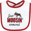 image:imageHudson Baby Unisex Baby Cotton Terry Drooler Bibs With Fiber FillingBoy Moose Bear