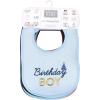 image:imageHudson Baby Unisex Baby Cotton Terry Drooler Bibs With Fiber FillingCute Boy Holiday Sayings