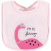image:imageHudson Baby Unisex Baby Cotton Terry Drooler Bibs With Fiber FillingGirl Dino
