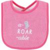 image:imageHudson Baby Unisex Baby Cotton Terry Drooler Bibs With Fiber FillingGirl Dino