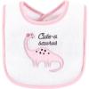 image:imageHudson Baby Unisex Baby Cotton Terry Drooler Bibs With Fiber FillingGirl Dino