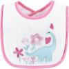 image:imageHudson Baby Unisex Baby Cotton Terry Drooler Bibs With Fiber FillingGirl Dino