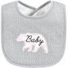 image:imageHudson Baby Unisex Baby Cotton Terry Drooler Bibs With Fiber FillingGirl Moose Bear