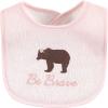 image:imageHudson Baby Unisex Baby Cotton Terry Drooler Bibs With Fiber FillingGirl Moose Bear