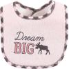 image:imageHudson Baby Unisex Baby Cotton Terry Drooler Bibs With Fiber FillingGirl Moose Bear