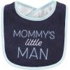 image:imageHudson Baby Unisex Baby Cotton Terry Drooler Bibs With Fiber FillingI Love Mommy Lt Blue