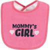 image:imageHudson Baby Unisex Baby Cotton Terry Drooler Bibs With Fiber FillingI Love Mommy Lt Pink