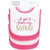 image:imageHudson Baby Unisex Baby Cotton Terry Drooler Bibs With Fiber FillingMy Mama