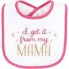 image:imageHudson Baby Unisex Baby Cotton Terry Drooler Bibs With Fiber FillingMy Mama