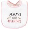 image:imageHudson Baby Unisex Baby Cotton Terry Drooler Bibs With Fiber FillingPink Girl Woodland