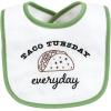 image:imageHudson Baby Unisex Baby Cotton Terry Drooler Bibs With Fiber FillingPizza Taco