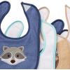 image:imageHudson Baby Unisex Baby Cotton Terry Drooler Bibs With Fiber FillingRaccoon