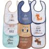 image:imageHudson Baby Unisex Baby Cotton Terry Drooler Bibs With Fiber FillingRaccoon