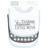 image:imageHudson Baby Unisex Baby Cotton Terry Drooler Bibs With Fiber FillingThank Heaven Blue Stars