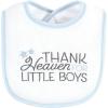 image:imageHudson Baby Unisex Baby Cotton Terry Drooler Bibs With Fiber FillingThank Heaven Blue Stars
