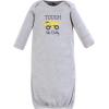 image:imageHudson Baby Unisex Baby Gown Swaddle Blanket and Cap or Headband 06 MonthsConstruction