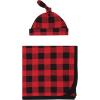 image:imageHudson Baby Unisex Baby Gown Swaddle Blanket and Cap or Headband 06 MonthsDaddys Man