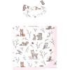 image:imageHudson Baby Unisex Baby Gown Swaddle Blanket and Cap or Headband 06 MonthsEnchanted Forest