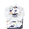 image:imageHudson Baby Unisex Baby Gown Swaddle Blanket and Cap or Headband 06 MonthsHugasaurus