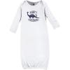 image:imageHudson Baby Unisex Baby Gown Swaddle Blanket and Cap or Headband 06 MonthsHugasaurus