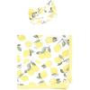 image:imageHudson Baby Unisex Baby Gown Swaddle Blanket and Cap or Headband 06 MonthsLemons