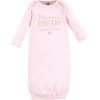 image:imageHudson Baby Unisex Baby Gown Swaddle Blanket and Cap or Headband 06 MonthsMom Floral