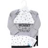 image:imageHudson Baby Unisex Baby Gown Swaddle Blanket and Cap or Headband 06 MonthsMom Moon and Back
