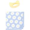 image:imageHudson Baby Unisex Baby Gown Swaddle Blanket and Cap or Headband 06 MonthsPretty as a Daisy