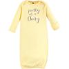 image:imageHudson Baby Unisex Baby Gown Swaddle Blanket and Cap or Headband 06 MonthsPretty as a Daisy