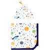 image:imageHudson Baby Unisex Baby Gown Swaddle Blanket and Cap or Headband 06 MonthsSolar System