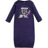 image:imageHudson Baby Unisex Baby Gown Swaddle Blanket and Cap or Headband 06 MonthsSolar System