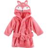 image:imageHudson Baby Unisex Baby Plush Animal Face Bathrobe Pink Floral 09 MonthsBoho Fox