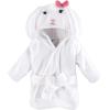 image:imageHudson Baby Unisex Baby Plush Animal Face Bathrobe Pink Floral 09 MonthsBunny