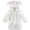 image:imageHudson Baby Unisex Baby Plush Animal Face Bathrobe Pink Floral 09 MonthsGirl Lamb