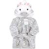 image:imageHudson Baby Unisex Baby Plush Animal Face BathrobeGray Zebra