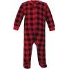 image:imageHudson Baby Unisex Baby Premium Quilted Zipper Sleep and PlayBuffalo Plaid Bear