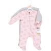 image:imageHudson Baby Unisex Baby Premium Quilted Zipper Sleep and PlayPink Gray Elephant