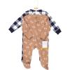 image:imageHudson Baby Unisex Baby Thermal Zipper Sleep and Play 2pkFootball