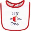 image:imageHudson Baby Unisex BabyCotton Bib and Headband or Caps SetApple