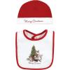 image:imageHudson Baby Unisex BabyCotton Bib and Headband or Caps SetChristmas Forest